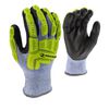 Radians Gloves Cut Protection Level A4 Cold Weather Coated Blue White 2X, small image number 1