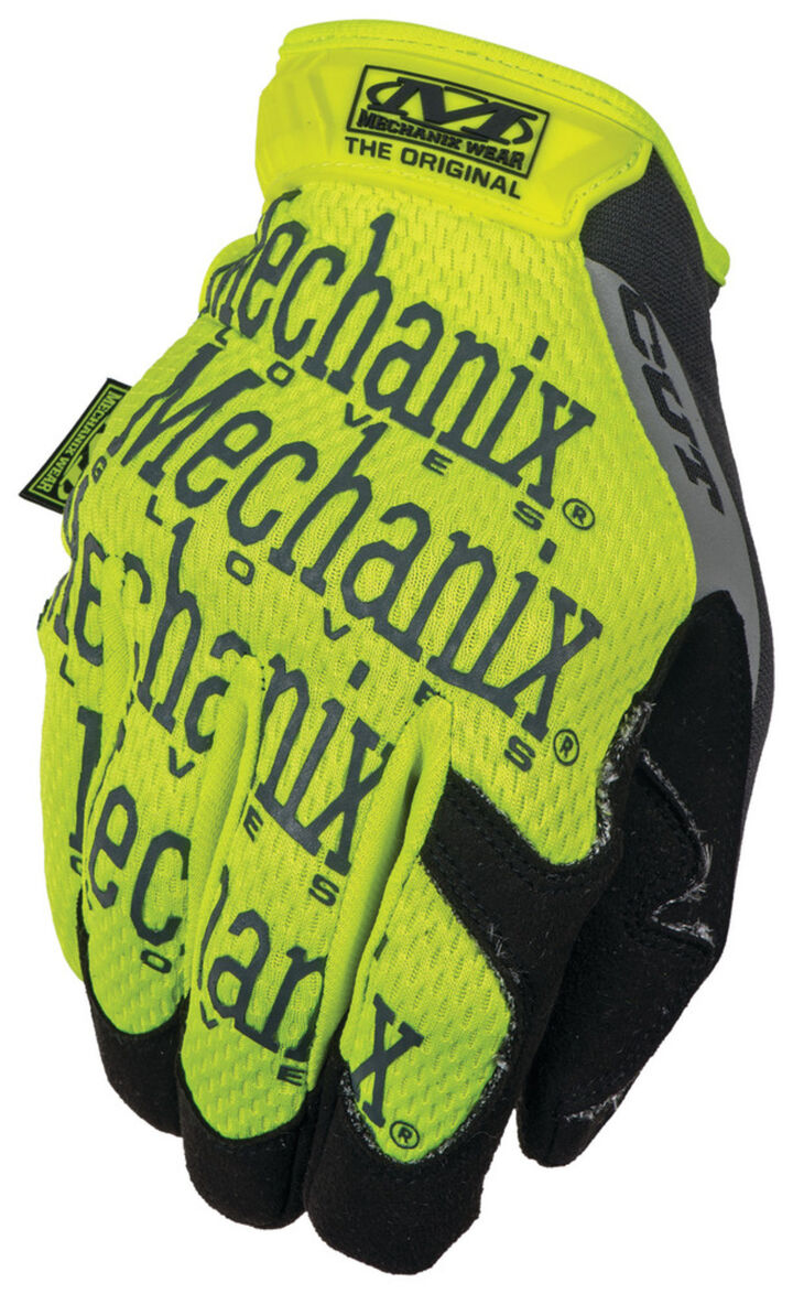 Mechanix Wear The Original Hi-Viz E5 Cut Resistant Gloves Medium, large image number 1