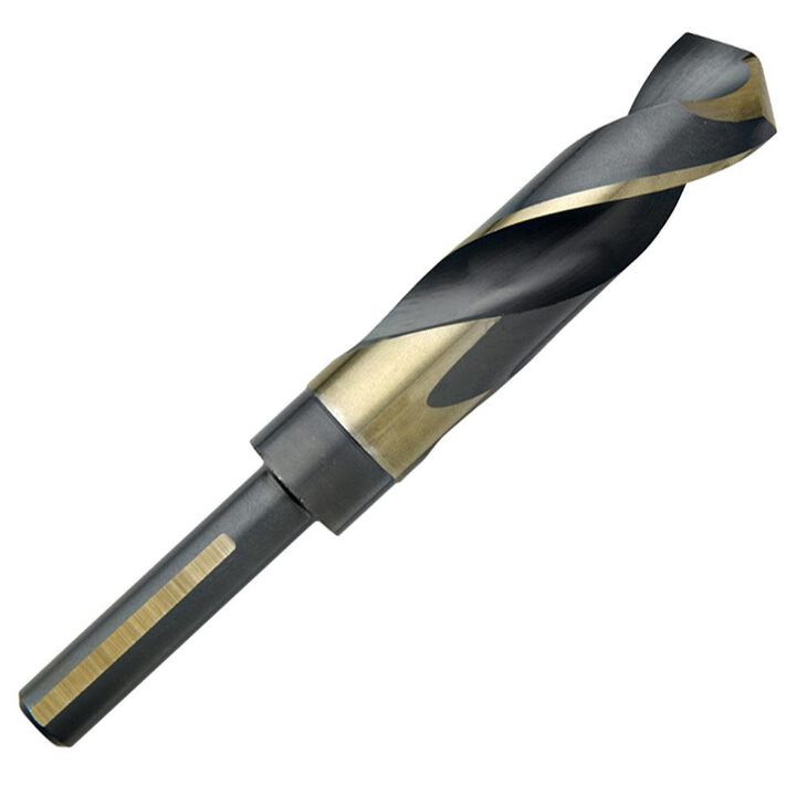 Champion Cutting Tool 55/64in Black Gold Silver & Deming 1/2in Shank Drill