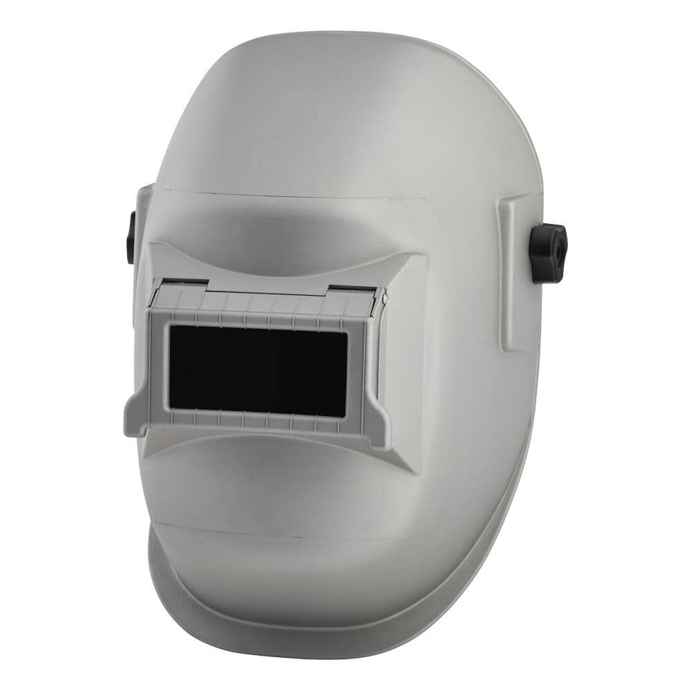 Sellstrom All-Purpose Passive Welding Helmet with Ratchet Headgear, Super Tuff Nylon, Silver Coated, large image number 1