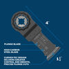 Bosch 1-1/4 Inch Starlock Oscillating Multi Tool High-Carbon Steel Plunge Cut Blade, small image number 2