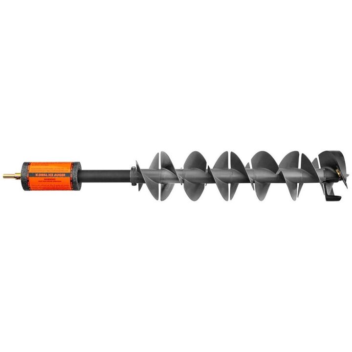 K-Drill 6in Ice Auger with Milwaukee M18 FUEL 1/2in Drill/Driver Kit Bundle, large image number 1