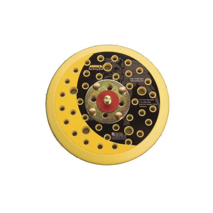Mirka 5 In. Multi-Hole Grip Faced Abranet Vacuum Pad