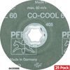 Pferd 4-1/2 Inch 60 Grit Ceramic Oxide CO-COOL Fiber Disc Bundle, 25 Pieces, small image number 2