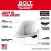 Milwaukee Green Front Brim Vented Hard Hat with 4pt Ratcheting Suspension Type 1 Class C & BOLT Cooling Fan Bundle, small image number 3