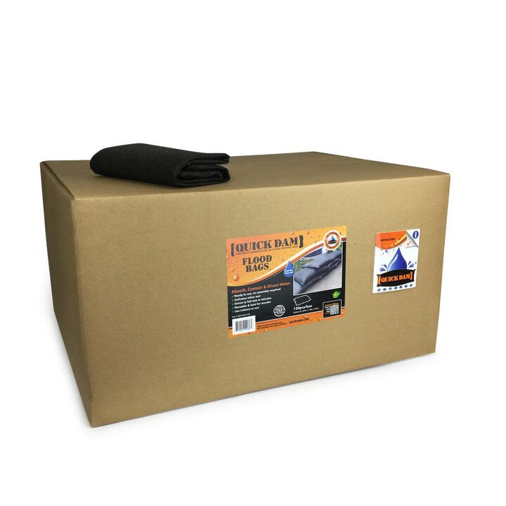 Quick Dam Water Activated Flood Bags 24-in L x 12-in W 120-Pack