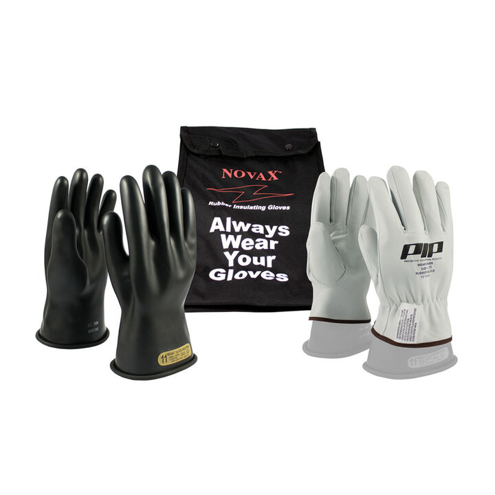 Protective Industrial Products Class 00 Electrical Gloves and Glove Bag Safety Kit Size 9