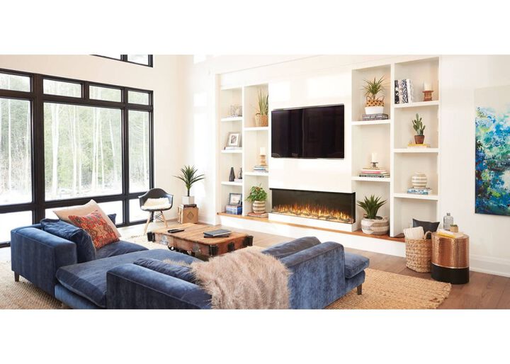Napoleon Trivista Primis Electric 60 Inch Three-Sided Built-In Fireplace, large image number 9