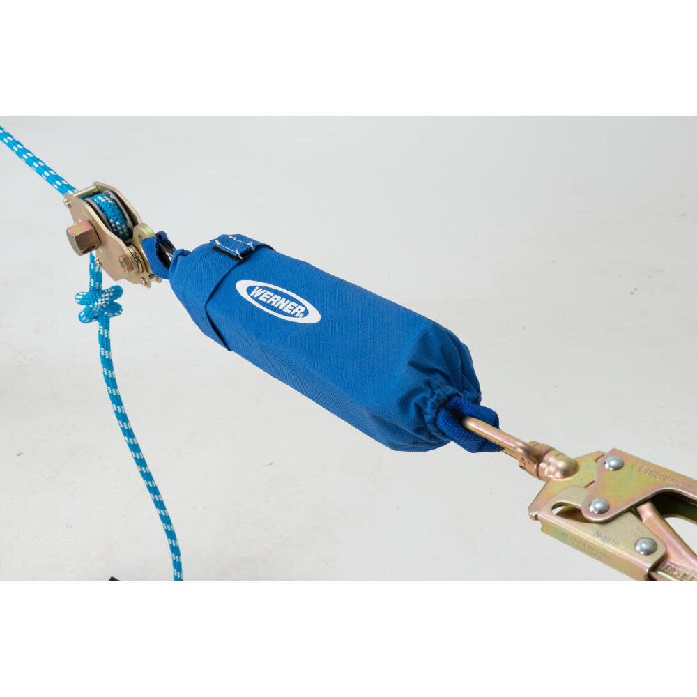 Werner L100060 60 ft 2-Man Rope Horizontal Lifeline System Cross-Arm Strap, large image number 5