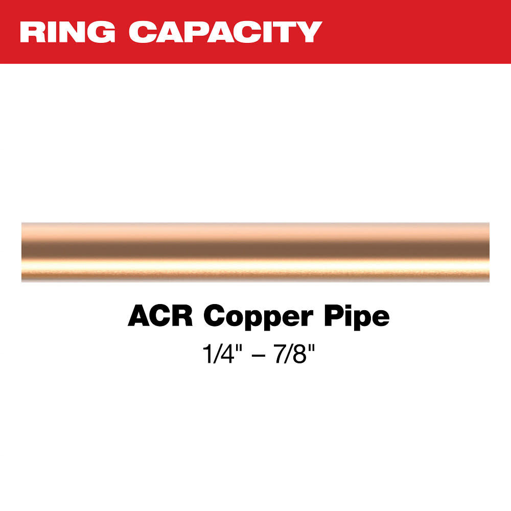 Milwaukee 1/4 Inch - 7/8 Inch RLS Pivoting Press Ring Kit for M12 FORCE LOGIC Press Tool, large image number 2