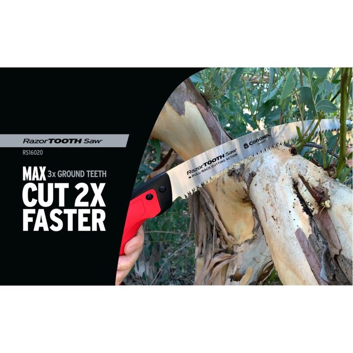Corona Pruning Saw 14in RazorTOOTH SAW Carbon Steel Curved, large image number 2