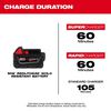 Milwaukee M18 REDLITHIUM XC 18V 5Ah Lithium Ion Power Tool Battery Pack with Fuel Indicator (2 Pack), small image number 4