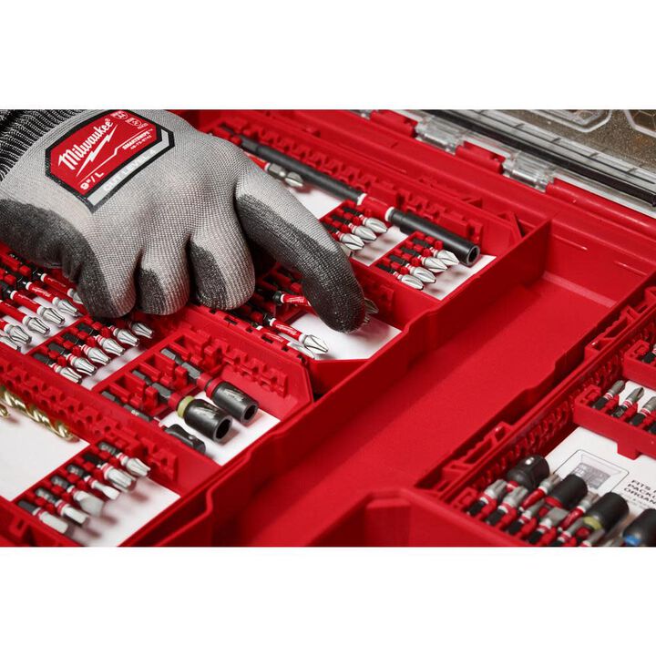 Milwaukee SHOCKWAVE Impact Duty 60PC Drill, Drive & Fasten with PACKOUT, large image number 9