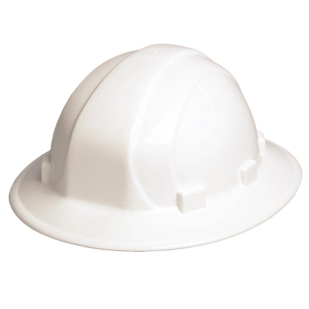 Delta Plus Omega II Full Brim 6 PT Slide-Lock Suspension White, large image number 1
