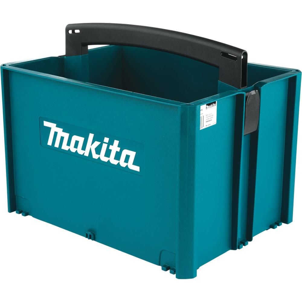 Makita MAKPAC Interlocking Tool Box Large 10in x 15 1/2in x 11 1/2in, large image number 1