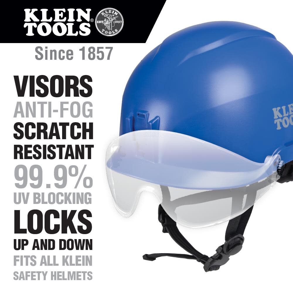 Klein Tools Safety Helmet Visor Clear, large image number 2