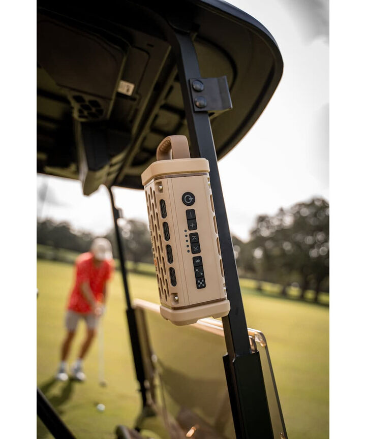 Turtlebox Ranger Li-Ion Battery-Powered Ultra-Portable Speaker, Tan, large image number 8