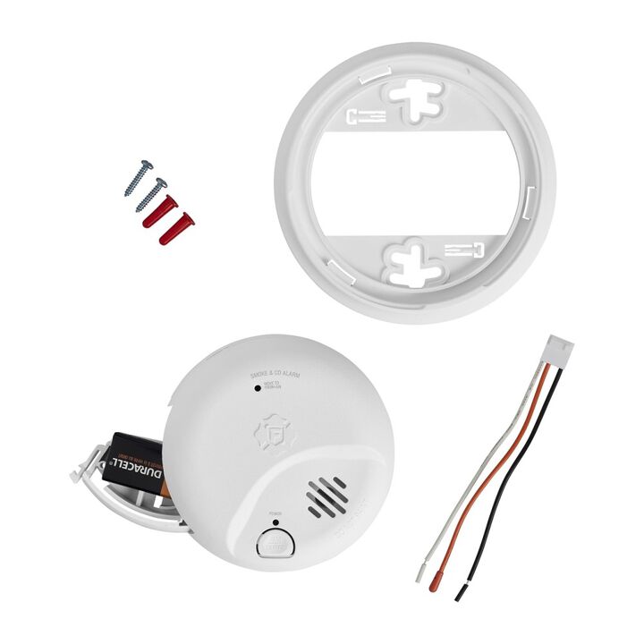 First Alert BRK SMICO100-AC 2-in-1 Smoke & CO Alarm with Battery Backup 6 Pack, large image number 5