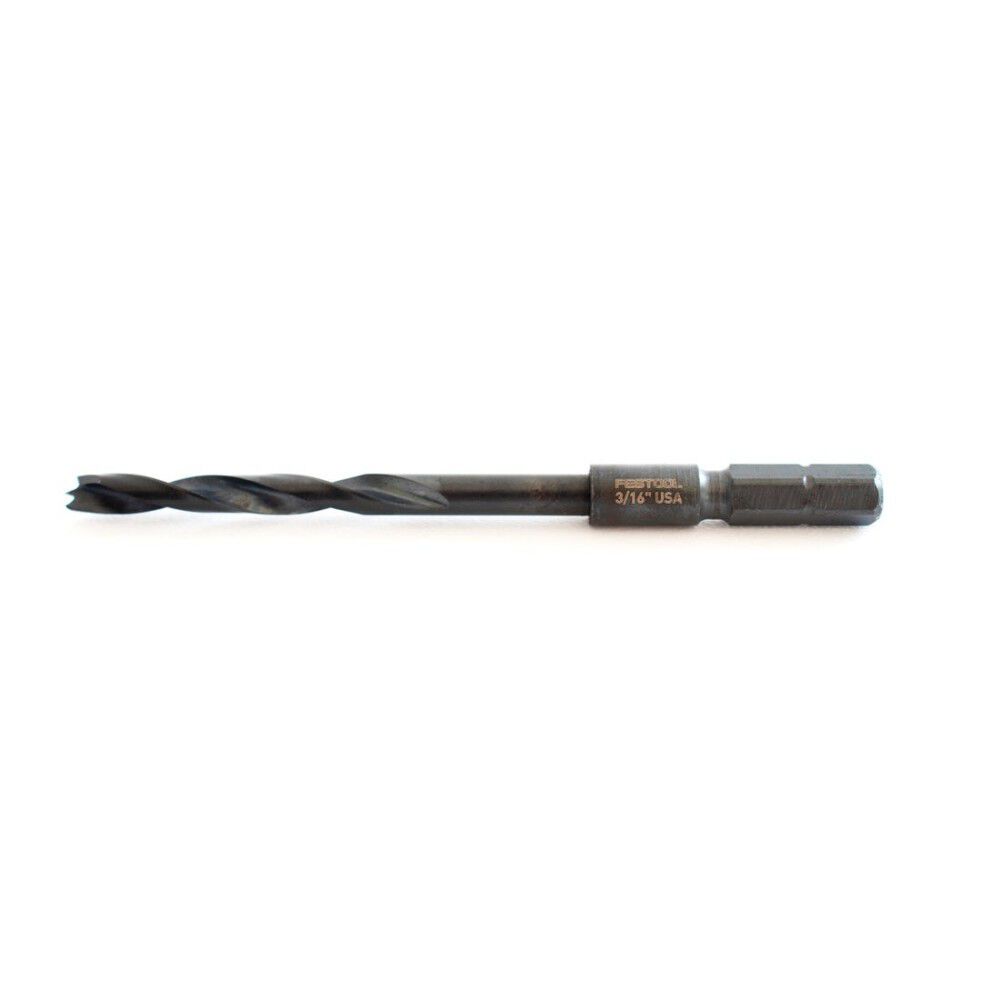 Festool 3/16 in High Alloy Steel Spiral Wood Drill Bit, large image number 1