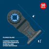 Bosch 1-3/4 Inch Starlock Oscillating Multi Tool Carbide Plunge Cut Blade 10 Pack, small image number 2