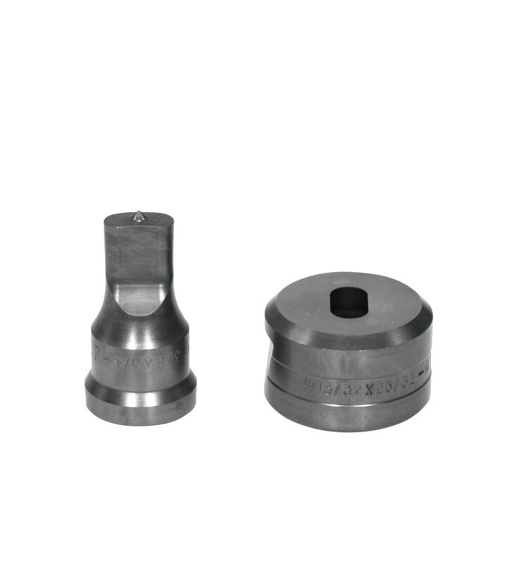 Edwards 3/8 x 3/4 Inch x 25/32 Inch Die Standard Oblong Punch & Die Set