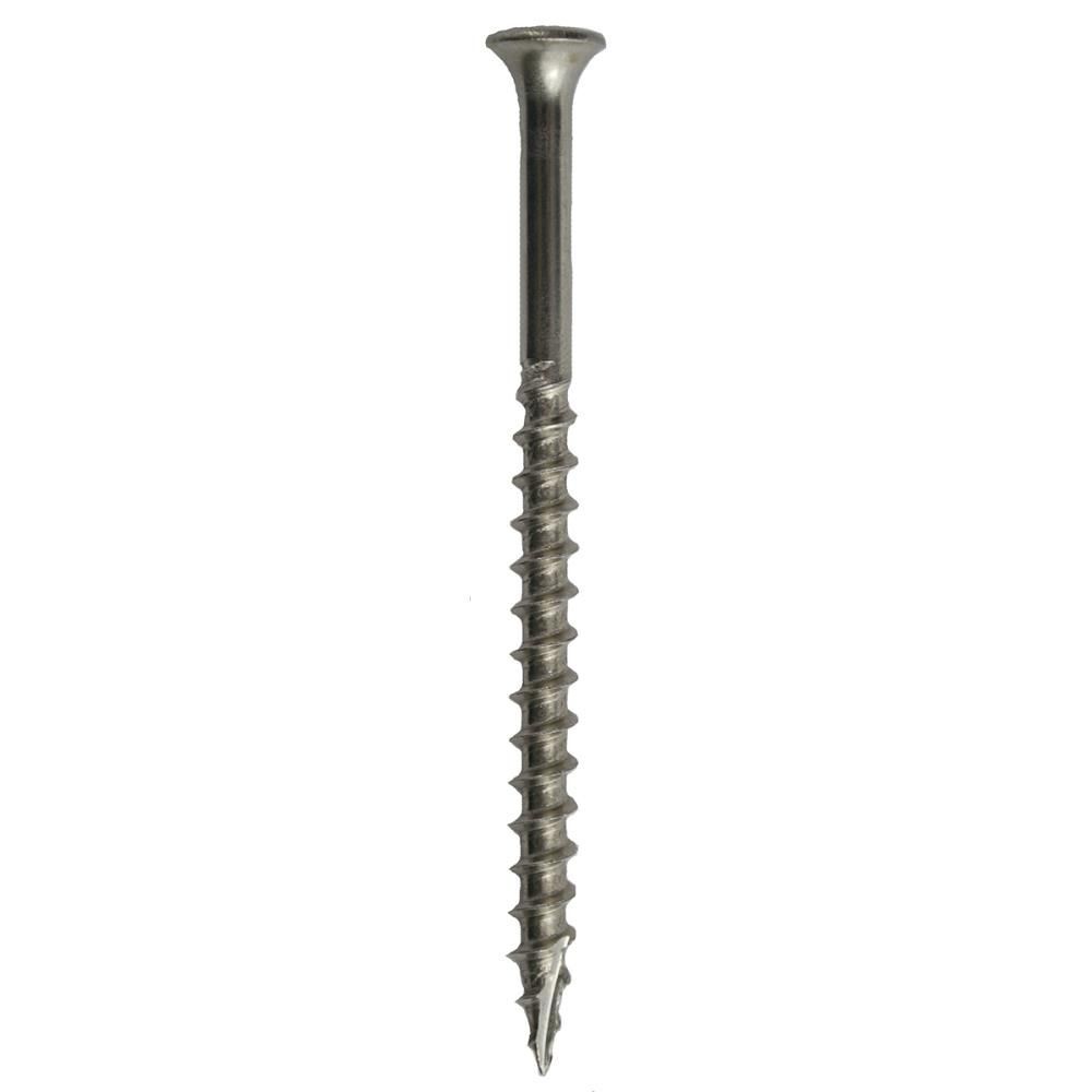 Grip Rite PrimeGuard Max 1-Lb Box #10 x 3-in Countersinking-Head Stainless Steel Star-Drive Deck Screws, large image number 2