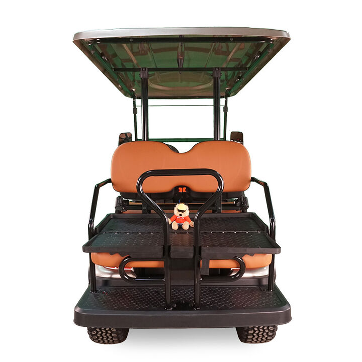Advanced EV 48V Electric 2+2 Passenger Lifted Golf Car - Champagne, large image number 1