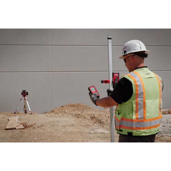 Milwaukee Red Exterior Dual Slope Rotary Laser Receiver, large image number 5