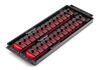 Tekton 26 Slot Universal Socket Organizer for 1/4 Inch Drive Sockets and Bit Sockets, Red, small image number 1