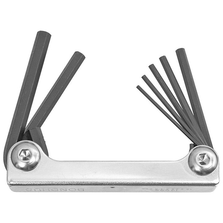 Bondhus 7pc Hex Fold-up Tool Set 1.5MM-6.0MM