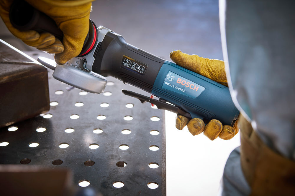 Bosch 4-1/2 Inch Angle Grinder with No Lock-On Paddle Switch, large image number 6