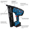 Bosch 18V Brushless 15 Gauge Angled Finish Nailer Kit, small image number 2