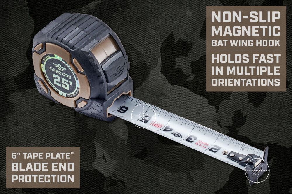 Spec Ops Tape Measure, Elite Series, 25 Feet, Magnetic, large image number 6