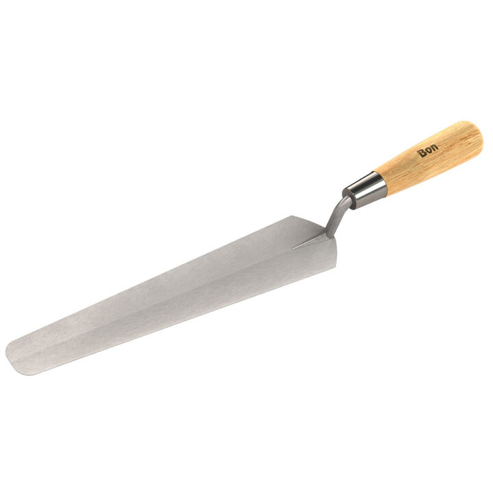 Bon Tool Duckbill Trowel 10 Inch x 2 Inch with Wood Handle