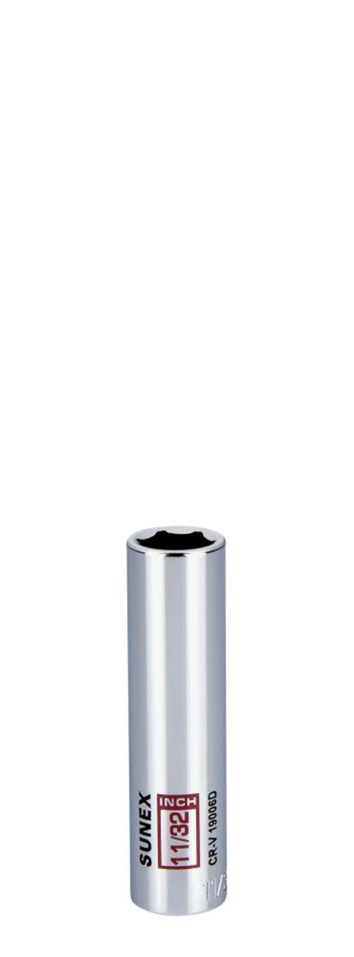 Sunex 11/32 In. 1/4 In. Drive Deep Chrome Socket