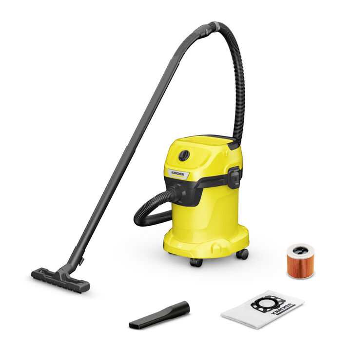 Karcher WD 3 120V 1000W 95 CFM Wet or Dry Vacuum