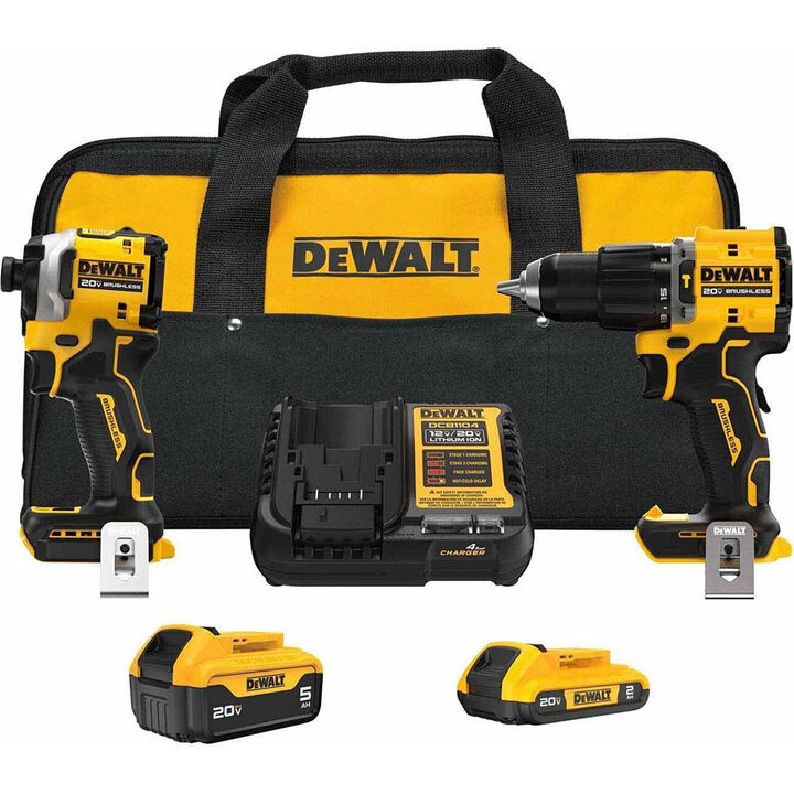 DEWALT 20V MAX  2-Tool Hammer Drill and Impact Combo Kit