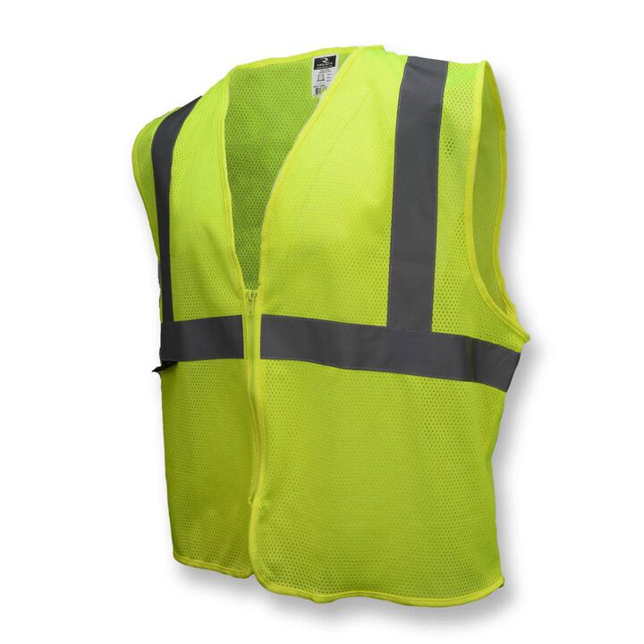 Radians Economy Type R Class 2 Safety Vest Hi Viz Green 4X/5X