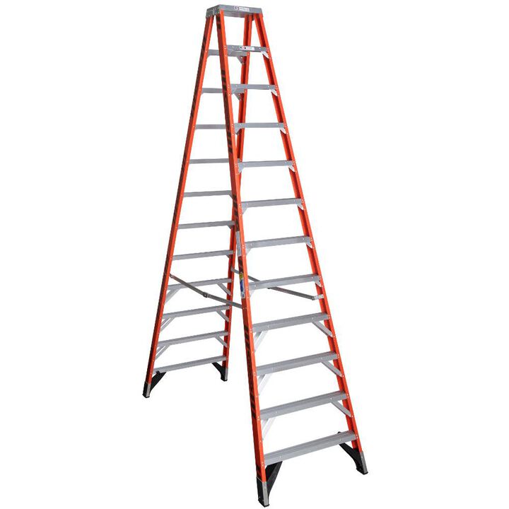 Werner 12 Ft. Type IAA Fiberglass Twin Ladder