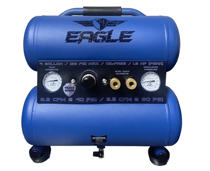 Eagle Compressor Silent Series 4 Gallon Portable Electric Compressor