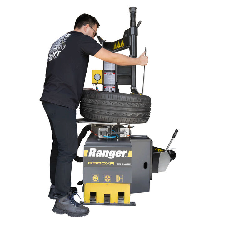 Ranger R980XR-L GR-YEL 110V 1-Ph Swing-Arm Tire Changer, large image number 4
