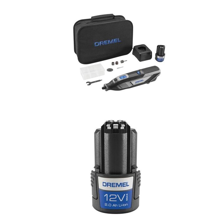 Dremel 8240 12V Rotary Tool Kit & 12V Max Li-Ion Battery - Bundle