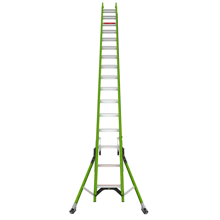 Little Giant Safety HyperLite SumoStance 32 ft Type IAA Fiberglass Extension Ladder, large image number 5