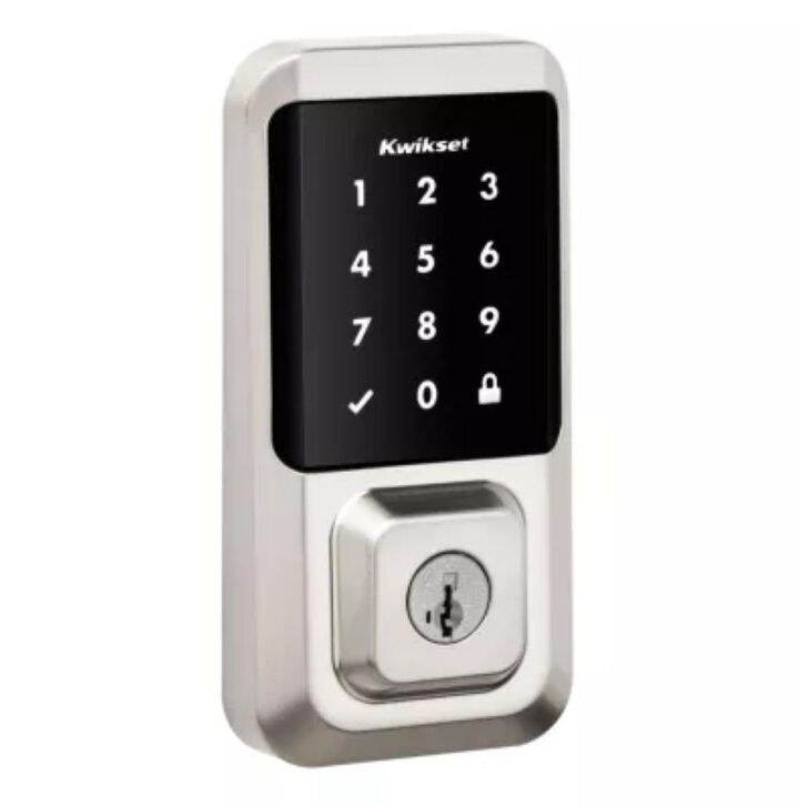Kwikset Halo Smart Lock Wi Fi Smart Lock Touchscreen Satin Nickel
