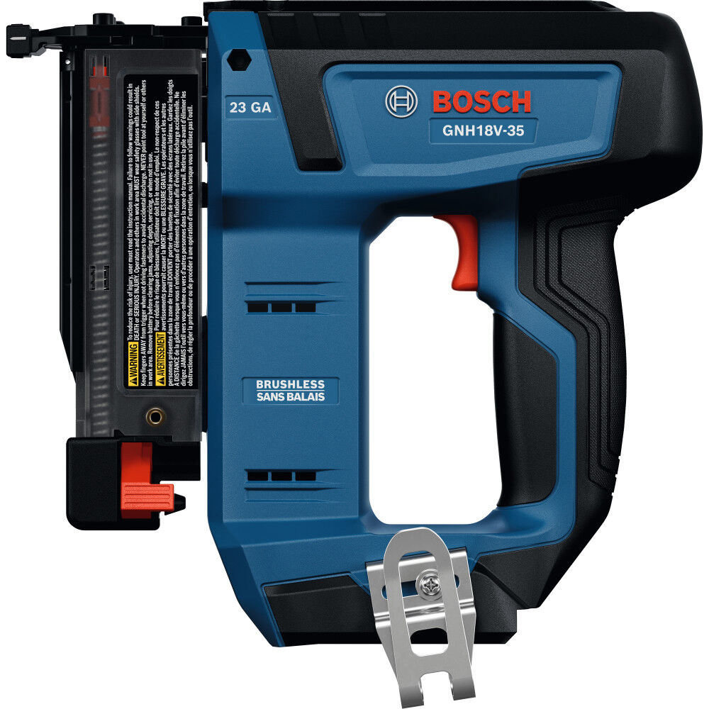 Bosch Factory-Reconditioned 18V Brushless 23 Gauge Pin Nailer (Bare Tool), large image number 3