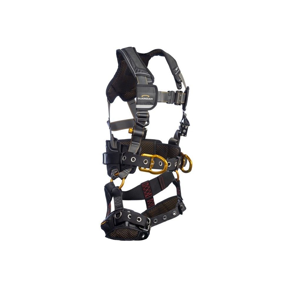 Guardian Fall Protection Full Body Harness with Chest/Leg Buckle Sternal & Hip D-Ring, large image number 2