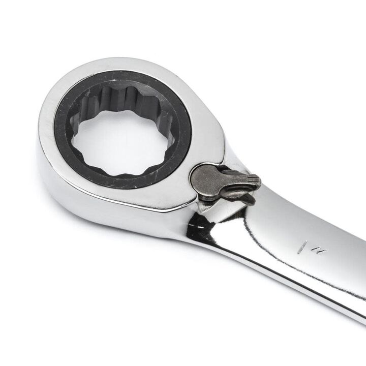 GEARWRENCH 12 P 12 Point Reversible Ratcheting Combination Wrench Set Metric, large image number 2