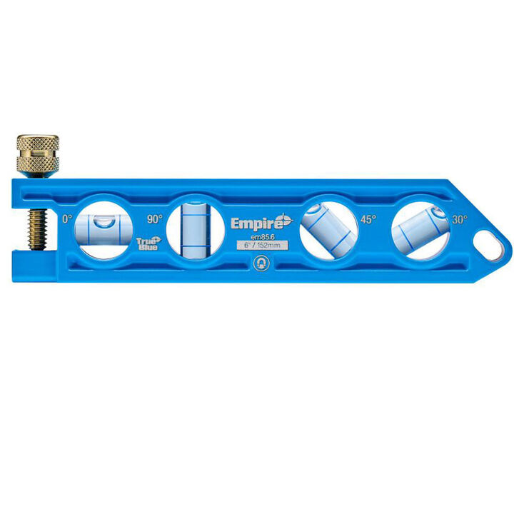 Empire Level 6 Inch TRUE BLUE Die Cast Torpedo Level