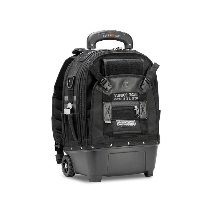 Veto Pro Pac 60 Lbs Tech Pac Wheeler Blackout Backpack with Tool and Meter Panel