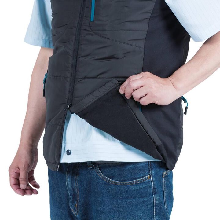 Makita 18V LXT Lithium-Ion Cordless Heated Vest Vest Only (Black Large), large image number 8